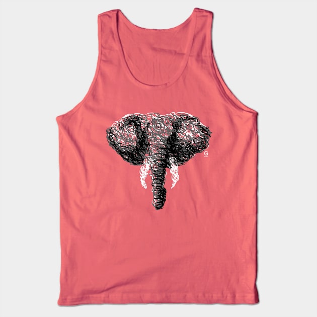 Elephant Tank Top by Garabart